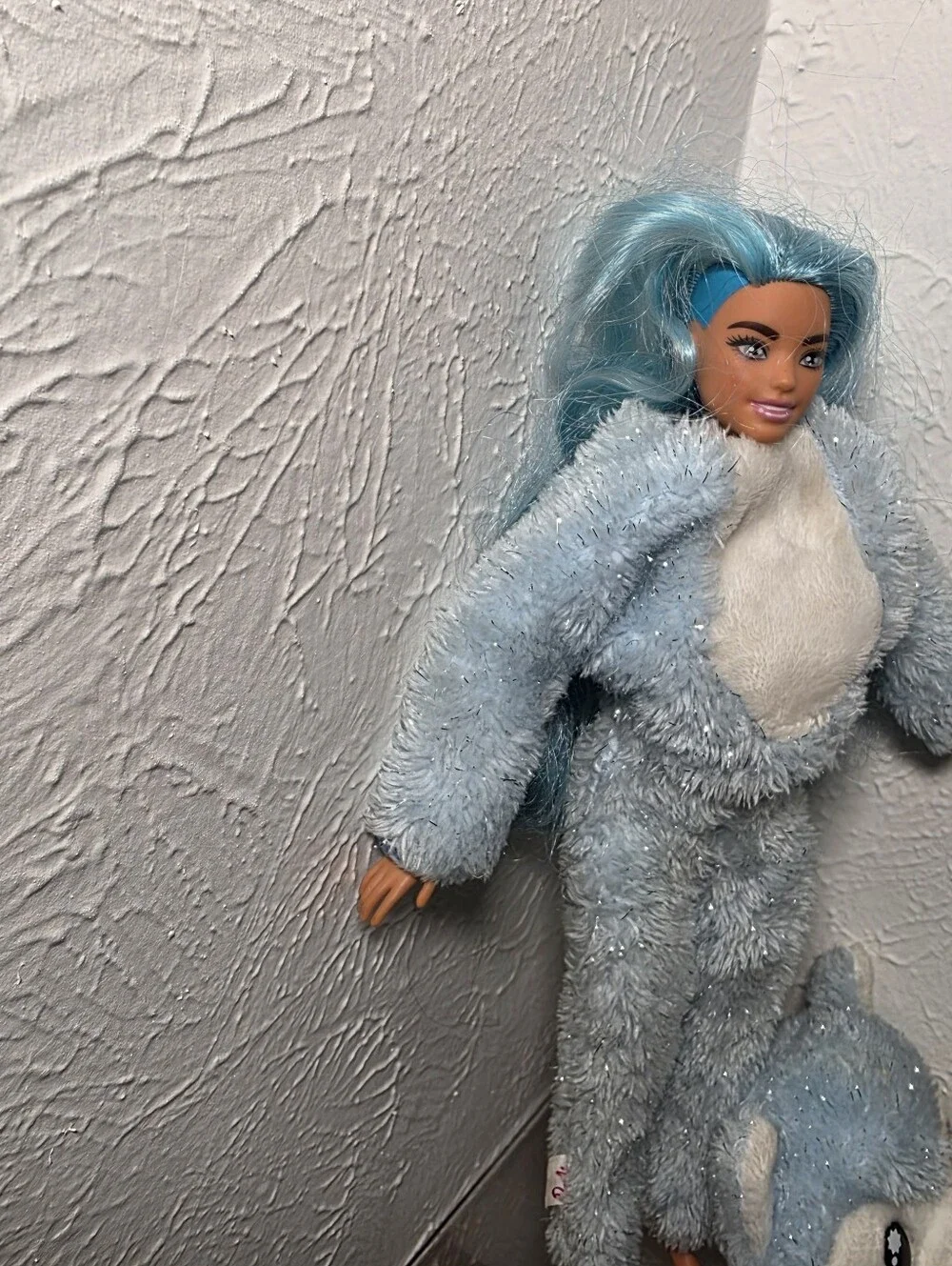 Barbie Cutie Reveal Snowflake Sparkle Doll with Husky Plush Costume
